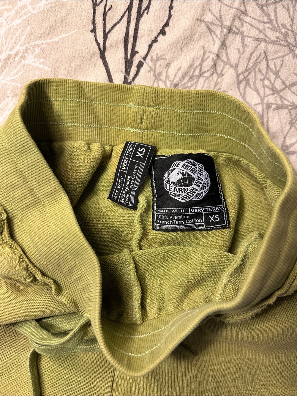 Alphalete very terry joggers, olive green - Picture 3 of 5